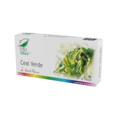 Verde Ceai 30cps Medica foto