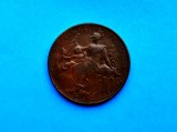 10 Centimes 1916-(Madrid) Franta-circulat..