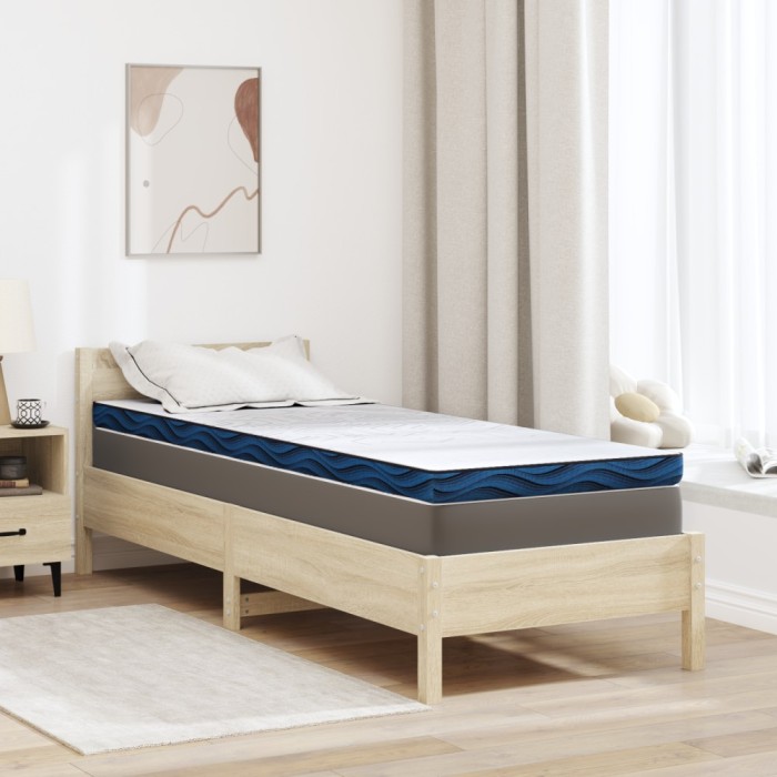 vidaXL Păturile pentru saltea Alb și albastru 70 x 200 cm