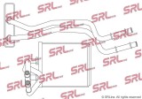 Radiator incalzire habitaclu Mazda 2 07-14, motor: 1.3, 1.4 d, 1.5, 1.6 D, 174x161x26, SRLine, miez si rezervor din aluminiu brazat, DF7161A10