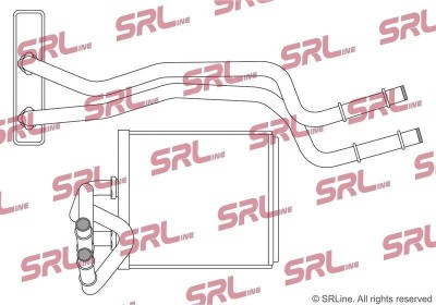 Radiator incalzire habitaclu Mazda 2 07-14, motor: 1.3, 1.4 d, 1.5, 1.6 D, 174x161x26, SRLine, miez si rezervor din aluminiu brazat, DF7161A10 foto
