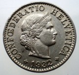 1.585 ELVETIA 5 RAPPEN 1932 B NICHEL, Europa