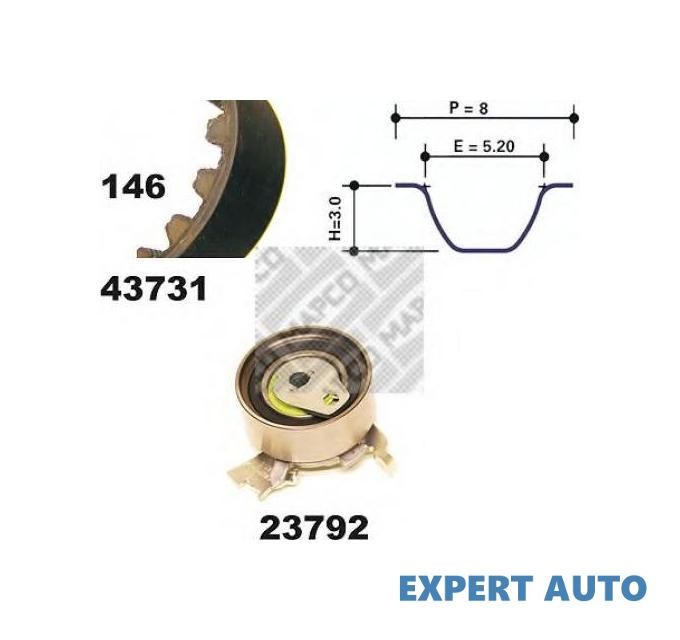 Set curea de distributie Opel KADETT E combi (35_, 36_, 45_, 46_) 1984-1991