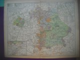 HOPCT DOCUMENT-HARTA VECHE NR 52 BAVARIA/BAYERN 1777 -D=320/250 MM LEIPZIG 1918, Europa, Documente