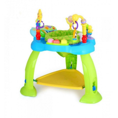 Centru de activitati cu trambulina Jump pentru baieti Hola Toys foto