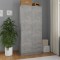 vidaXL Șifonier, gri beton, 80x52x180 cm, lemn prelucrat 800643