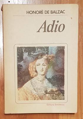 Adio de Honore de Balzac foto