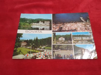 CARTE POSTALA SOVATA FORMAT MARE CIRCULATA foto