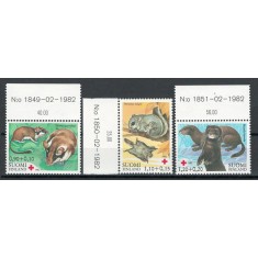 Finlanda 1982 MNH - Crucea Rosie: animale amenintate, nestampilat