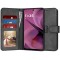 Husa 360 Motorola Moto G55 Techsuit Diary Book, negru