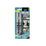 Bison &ndash; Epoxy Metal Adeziv Bicomponent Cu Aspect Metalic, 2X12Ml