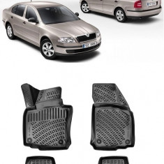 Set Covorase Auto Cauciuc dedicate Skoda Octavia II (2004-2013)