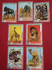 GUINEA ECUATORIALA, FAUNA AFRICANA - SERIE COMPLETA MNH foto