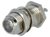 Conector F mamă drept pentru panou