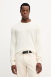 Joop! pulover de bumbac culoarea bej, light, 30046902
