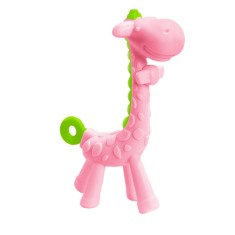 Jucarie Dentitie pentru Bebelusi, Zamo, Baby Giraffe, Educativa, pentru Dureri Gingivale, fara BPA,