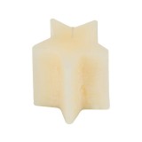 Lumanare parfumata Vanilie, forma Stea, 7x7.5 cm, ATU-083478, Oem