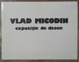 Brosura expozitie desen Vlad Micodin 1980