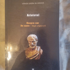 Despre cer (ed bilingva rom-gr)-Aristotel