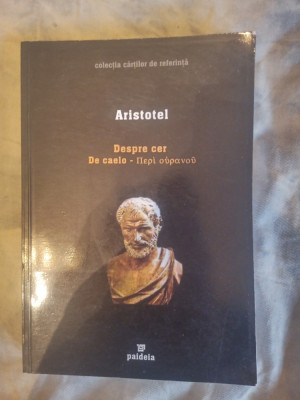 Despre cer (ed bilingva rom-gr)-Aristotel foto