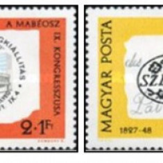 Ungaria 1972 - ziua marcii postale, serie neuzata