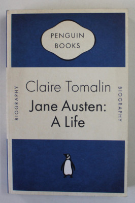 JANE AUSTEN : A LIFE by CLAIRE TOMALIN , 2007 foto
