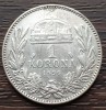 (A764) MONEDA DIN ARGINT UNGARIA - 1 KORONA 1896, FRANZ JOSEPH, MAI RARA, Europa