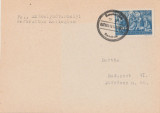 1945 Romania - Carton filatelic cu stampila valorica provizorie Odorhei 2 Pengo