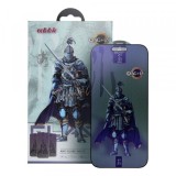 Folie de protectie Ecran Privacy Blue Light OG Shuijia pentru Apple iPhone 16 / iPhone 15, Sticla Securizata, Full Glue