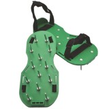 Sandale pentru aerarea gazonului cu 26 tepi metalici, curele reglabile, 30x13 cm, verde Household NewTrend