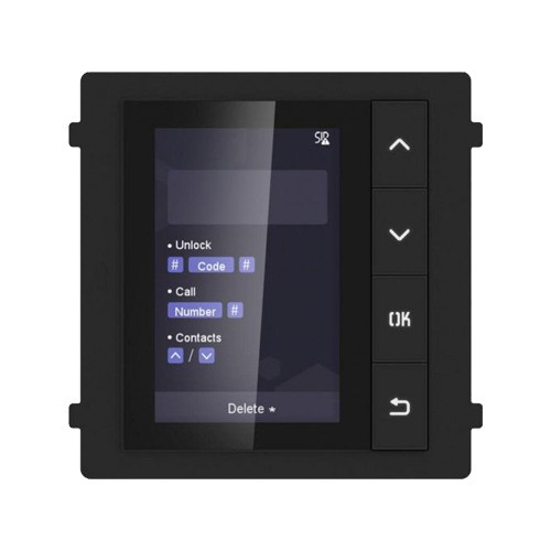Modul afisaj LCD TFT pentru Interfon modular - HIKVISION DS-KD-DIS