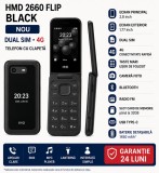 Telefon Mobil Dual SIM HMD 2660 Flip, 4G, Black