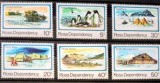 Ross Dependent 1982 pinguini ,Vehicul, Gara, Antarctica serie 6v nestampilat