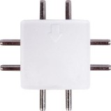 Cumpara ieftin Conector Imbinare Plus LED Link 32x32x12mm pentru Sisteme Iluminat 24V, Adaptor Cruce Modular Rapid, Montaj Ascuns Sub Rafturi, Design Compact