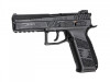 Replica Pistol Airsoft CZ 75 P-09 Gas ASG, Blowback, Metal+ABS, Hop-Up Reglabil, 90 m/s, +Cutie Transport