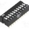 Intrerupator DIP, 2 pozitii, montare THT, 10 sectiuni, OMRON OCB - A6E-0101-N
