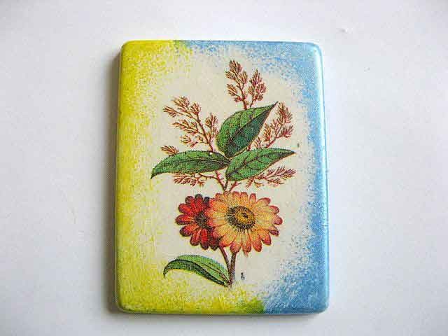 Magnet cu model floral gen ikebana, decoratiune magnet frigider 25230