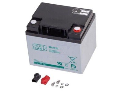 Acumulator SSB plumb-acid 12V 45Ah AGM fără &amp;icirc;ntreținere foto