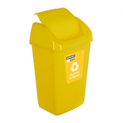 Cos gunoi pt reciclare eco 35 l, galben foto