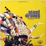 Vinil LP The Native Steel Drum Band &ndash; Steel Drums (A Live Recording) (VG++), Latino