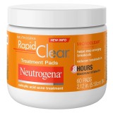 Dischete Faciale, Neutrogena, Rapid Clear, impotriva Acneei, Pre-umezite cu Acid Salicilic, 60 buc