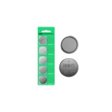 Blister Greencell 5x Baterie litiu CR2450 3V 600mAh tip buton pentru chei, ceasuri, telecomenzi, c&acirc;ntare