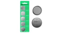 Blister Greencell 5x Baterie litiu CR2450 3V 600mAh tip buton pentru chei, ceasuri, telecomenzi, c&acirc;ntare