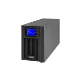 Qoltec On-line Uninterruptible Power Supply UPS Pure DC | 2kVA | 1.6kW | LCD | USB