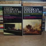 GEORGE McMICHAEL - ANTHOLOGY OF AMERICAN LITERATURE / ANTOLOGIA LITERATURII AMERICANE ( 2 VOL. ) , U.S.A. , 1980 #