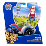 Vehicul cu figurina, Paw Patrol, Rescue ATV, Ryder, 6071212