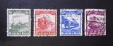 Germania Reich-ul German 1935 Centenarul Căilor Ferate Germane 4v Serie Parțială Ștampilată Hamburg - A0040