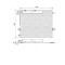 Condensator AC Mercedes Gl (X164), 2006-2012; Clasa M (W164), 2005-2012; Clasa R (W251), 2005-, Cv Automata Aluminiu/Aluminiu Brazat, 625 (585)X525x1