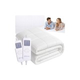 Saltea/topper electrică cu &icirc;ncălzire RUHHY 26223, 203 &times; 152 cm, 4 niveluri de incalzire, 2 telecomenzi, temporizator