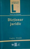 Dictionar juridic englez-roman Mona-Lisa Pucheanu - Carte anticariat stare buna